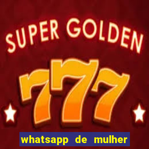 whatsapp de mulher de programa